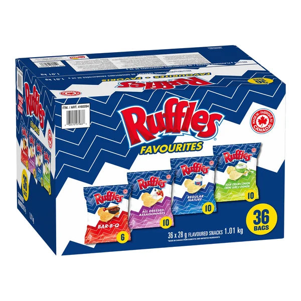 Favourites - 144 ct - Ruffles - Canadian Distribution - Ships Free Within Canada on Orders Above CAD $199