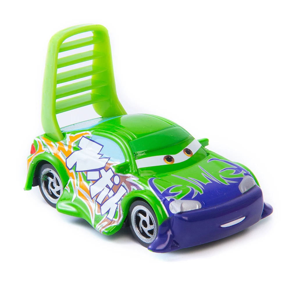 Cars Disney Pixar Cars Lightning McQueen Mater Jackson Storm The King Mater 1:55 Metal Alloy Car Toy Model Toys Children Gifts